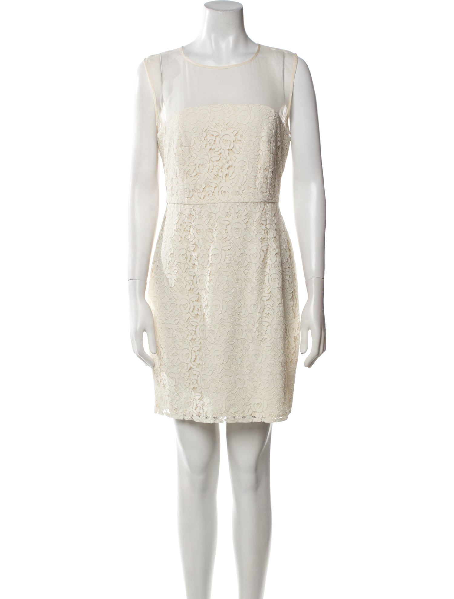 Diane von Furstenberg Crew Neck Mini Dress