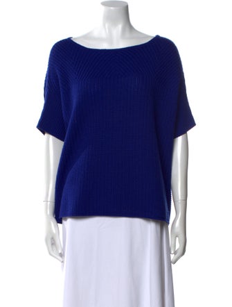 Diane von Furstenberg Wool Bateau Neckline Sweater