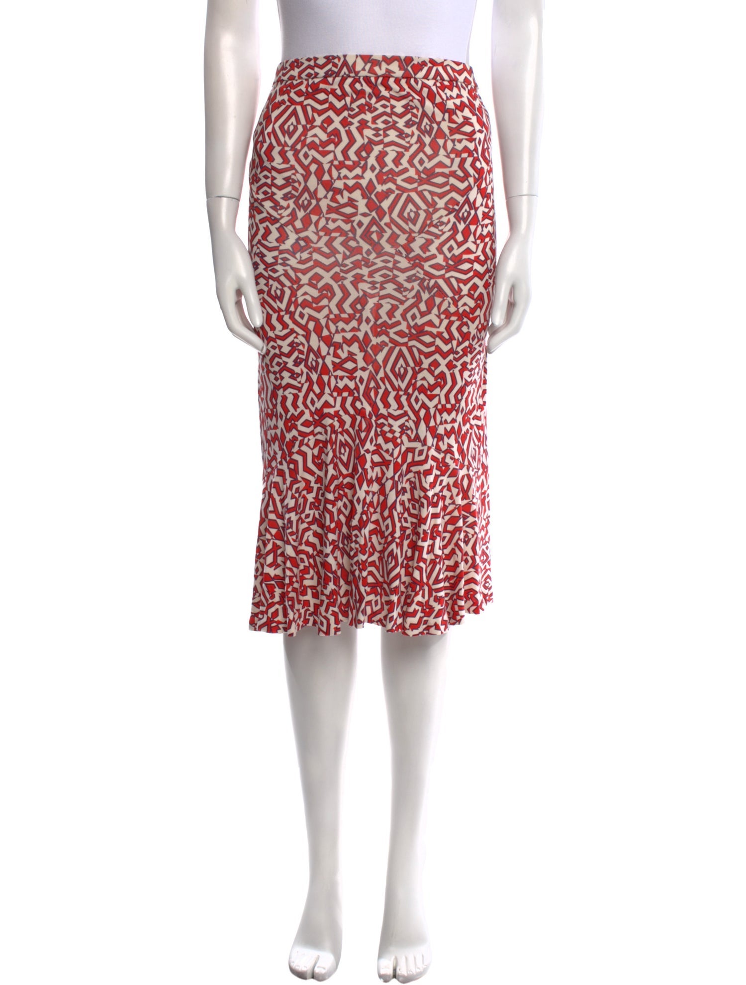 Diane von Furstenberg Silk Knee-Length Skirt