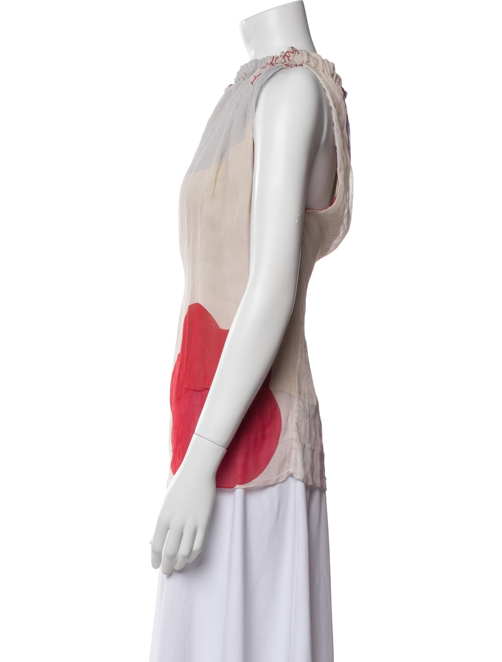 Diane von Furstenberg Silk Printed Blouse