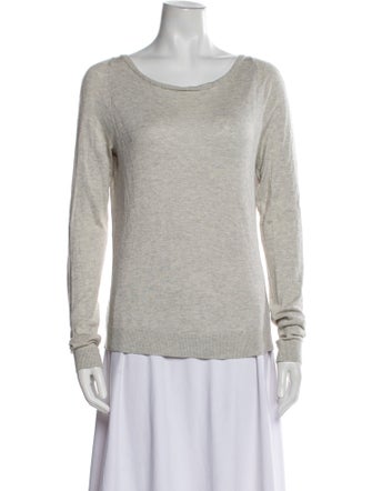 Diane von Furstenberg Silk Scoop Neck Sweater
