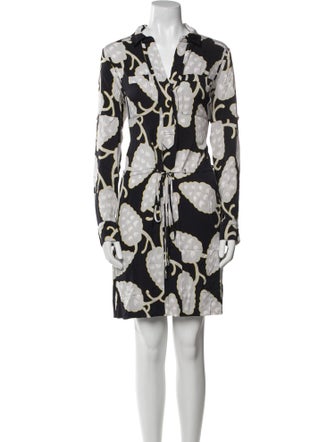 Diane von Furstenberg Silk Knee-Length Dress