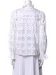 Diane von Furstenberg Printed Long Sleeve Button-Up Top