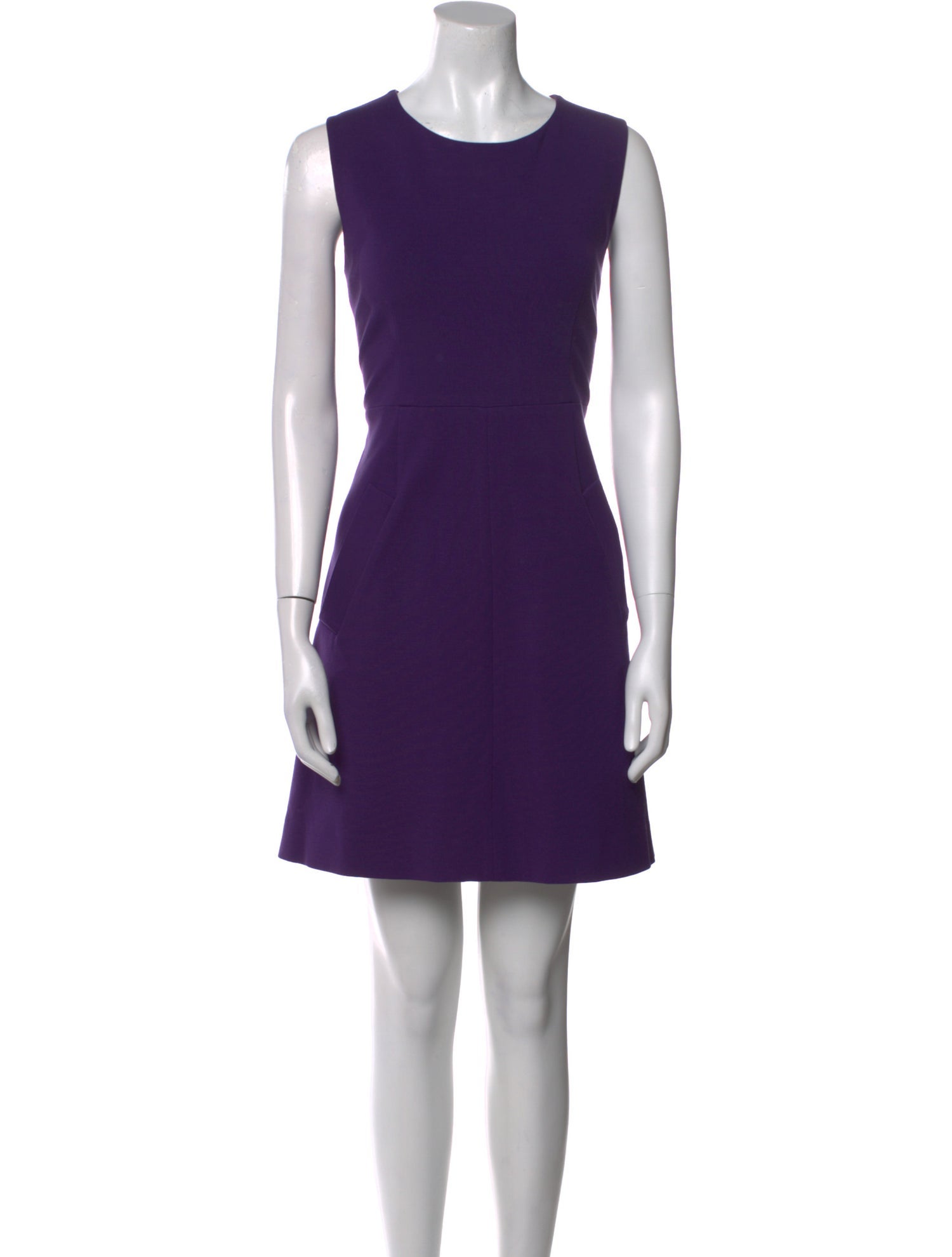 Diane von Furstenberg Crew Neck Mini Dress