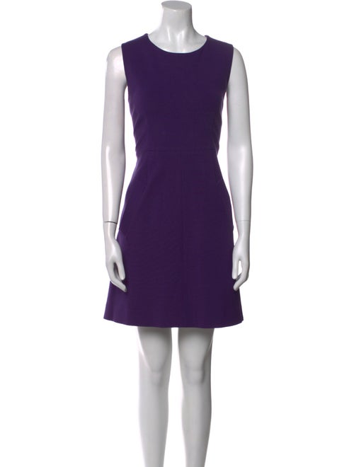 Diane von Furstenberg Crew Neck Mini Dress