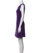 Diane von Furstenberg Crew Neck Mini Dress