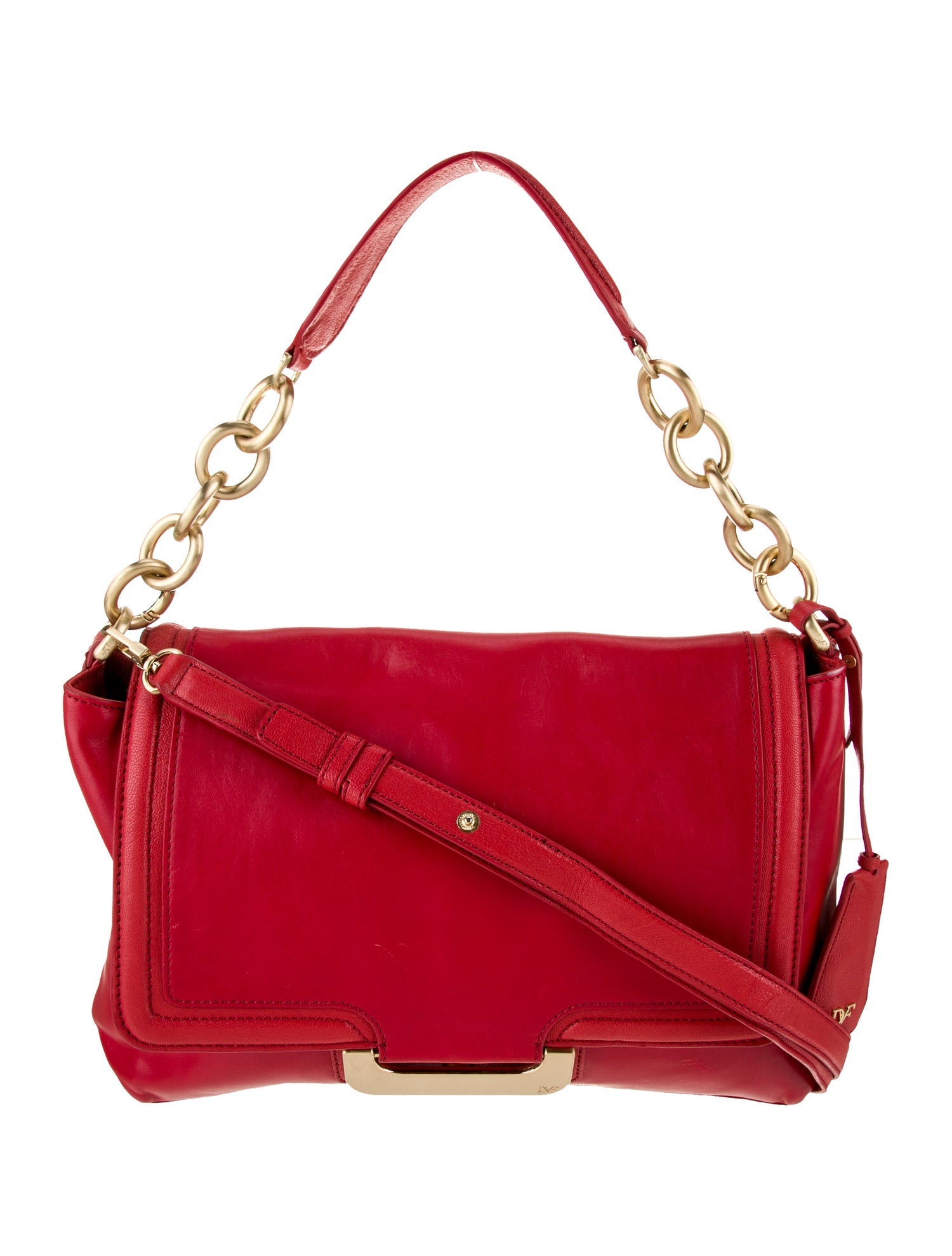 Diane von Furstenberg Leather Top Handle Bag