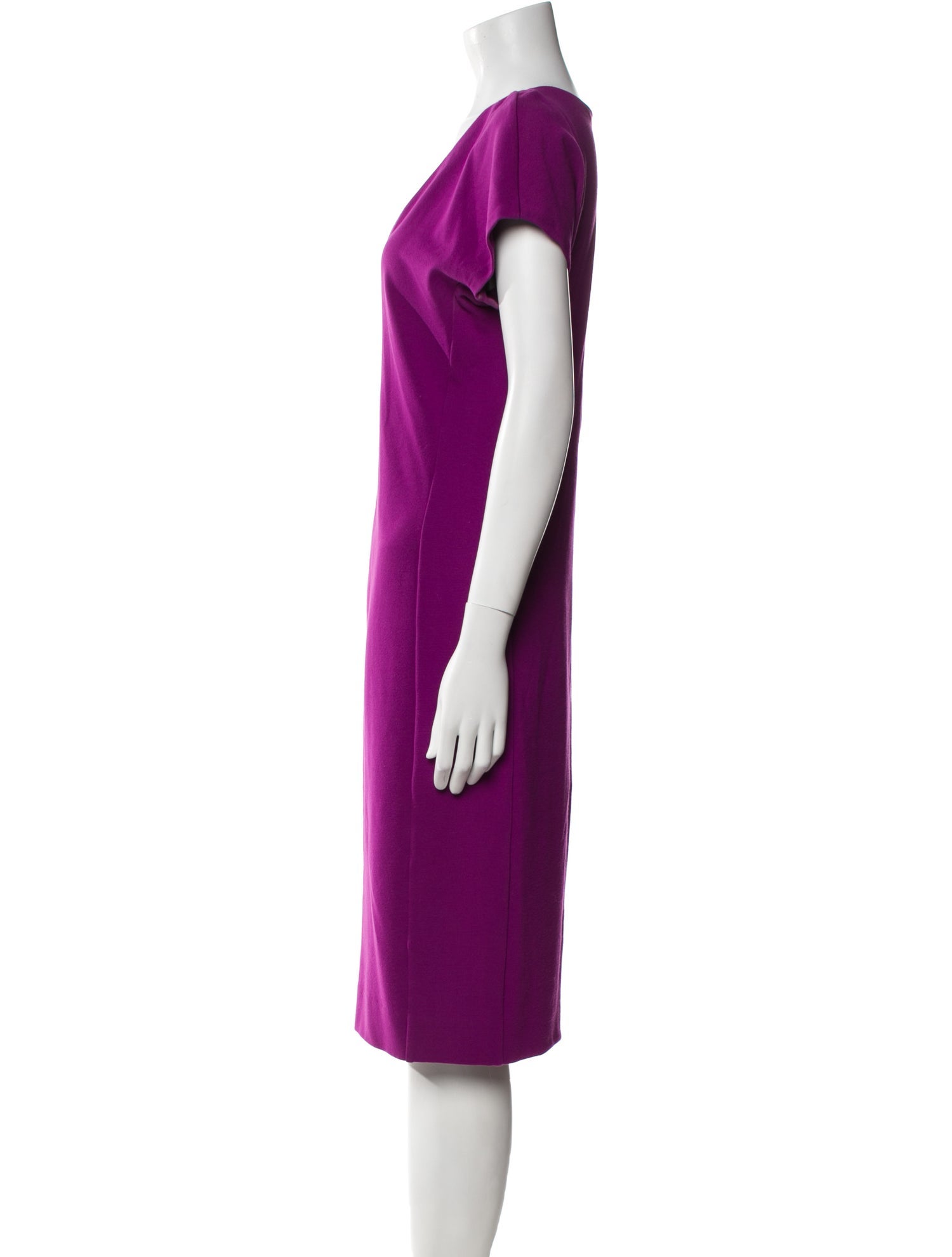 Diane von Furstenberg V-Neck Midi Length Dress