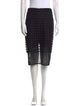 Diane von Furstenberg Lace Pattern Knee-Length Skirt