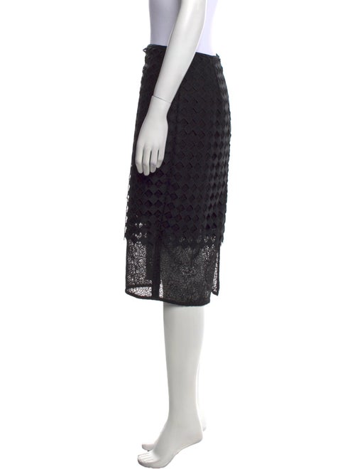 Diane von Furstenberg Lace Pattern Knee-Length Skirt