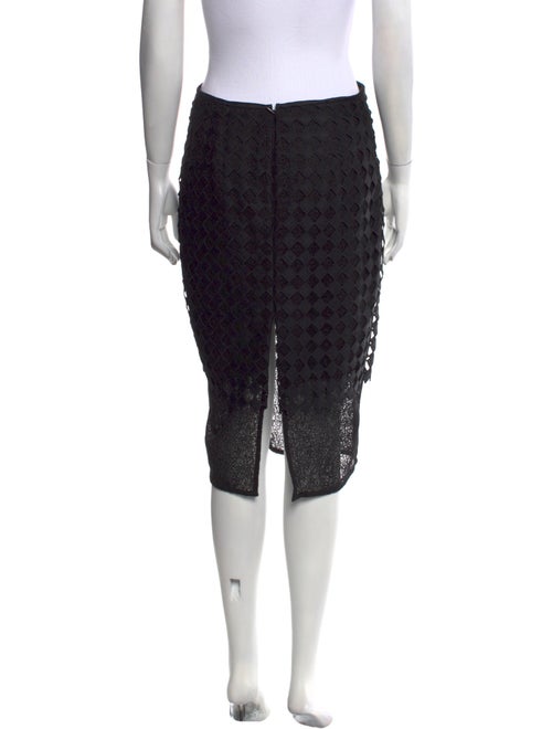 Diane von Furstenberg Lace Pattern Knee-Length Skirt