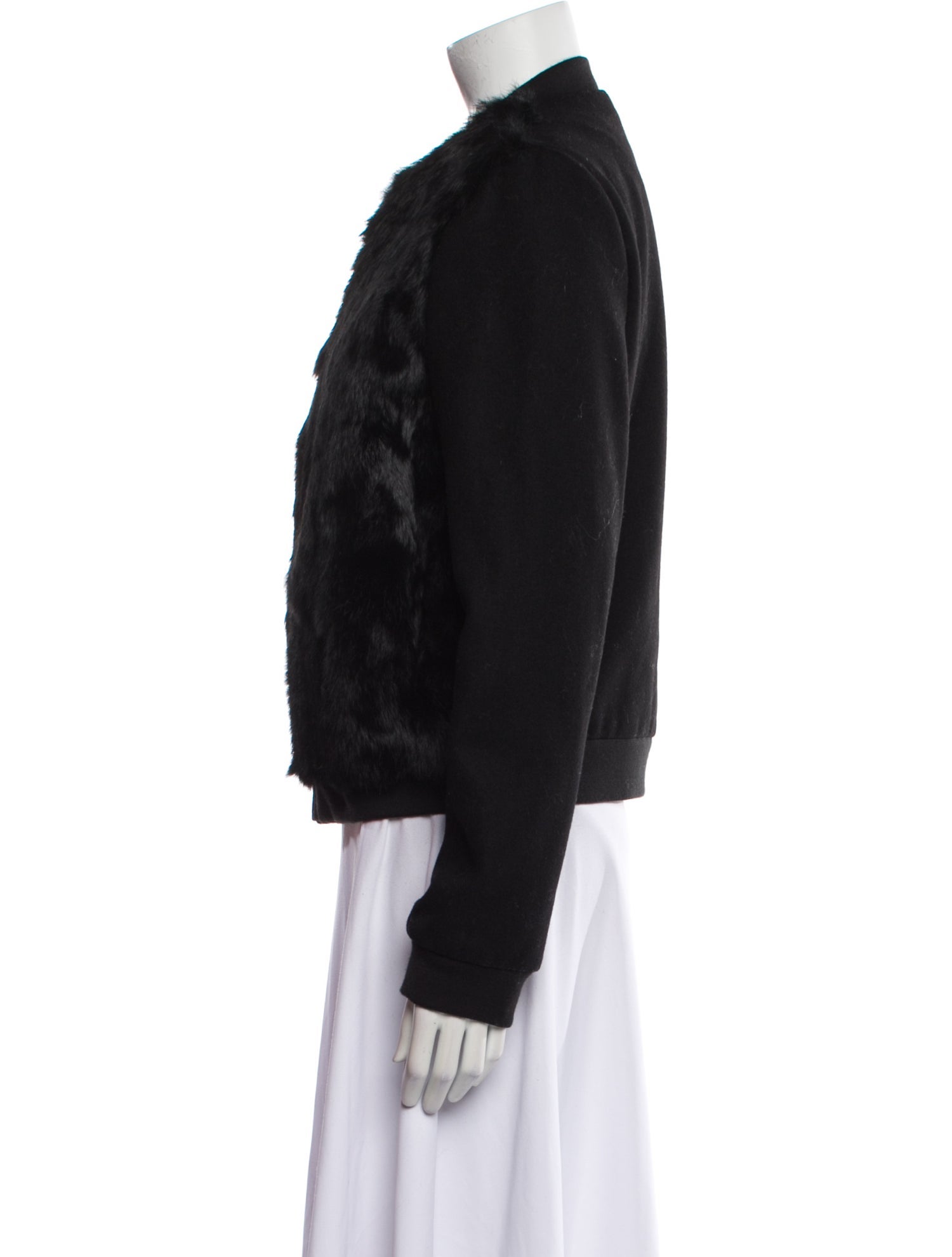 Diane von Furstenberg Wool Fur Jacket