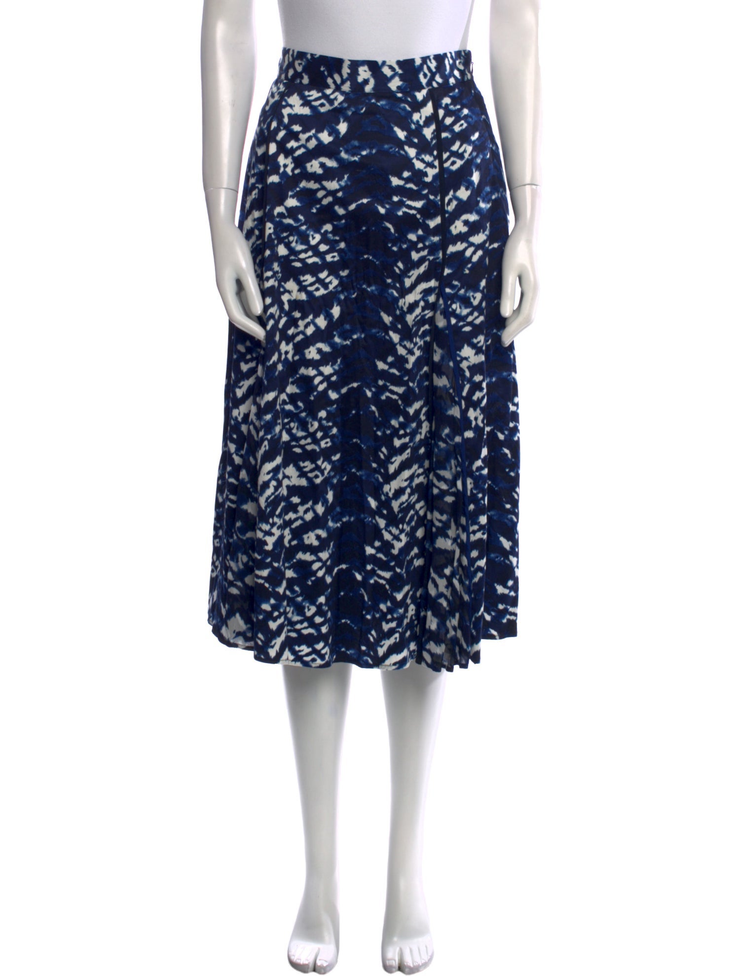 Diane von Furstenberg Printed Midi Length Skirt