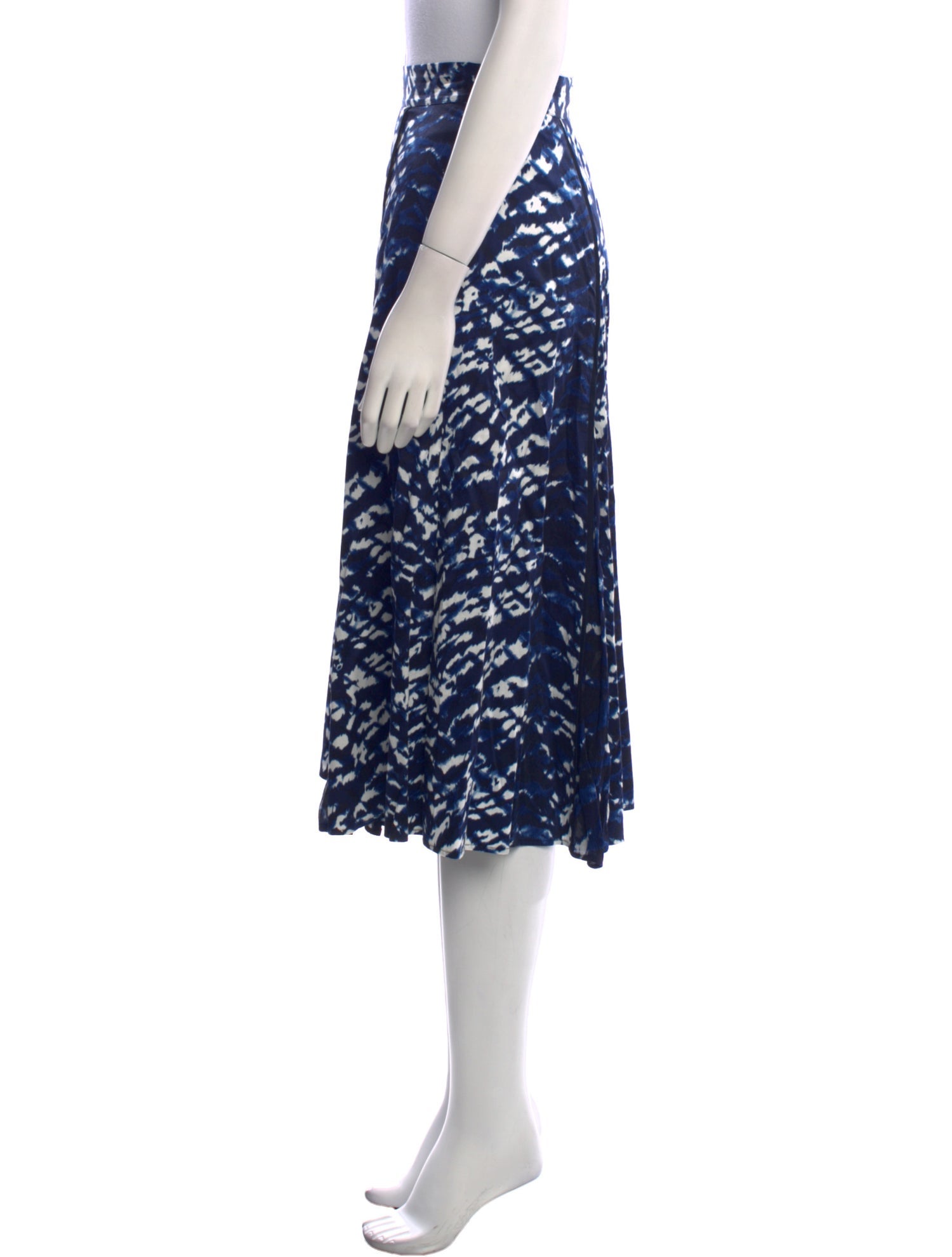 Diane von Furstenberg Printed Midi Length Skirt