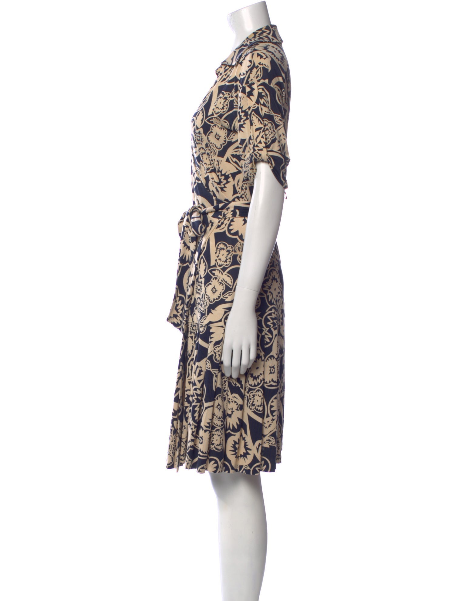 Diane von Furstenberg Silk Knee-Length Dress