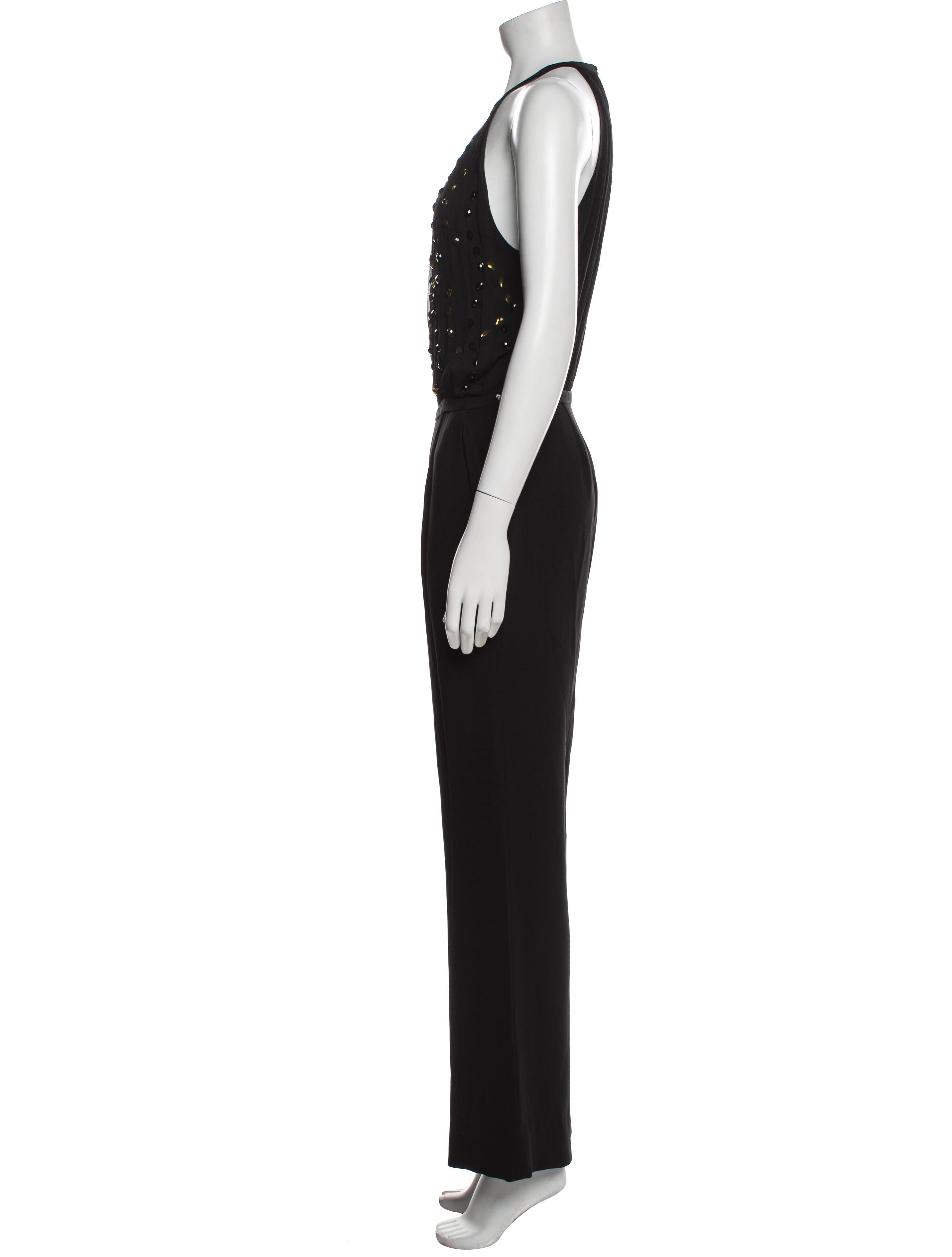 Diane von Furstenberg Scoop Neck Jumpsuit