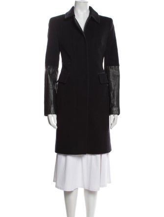 Diane von Furstenberg Wool Faux Fur Coat