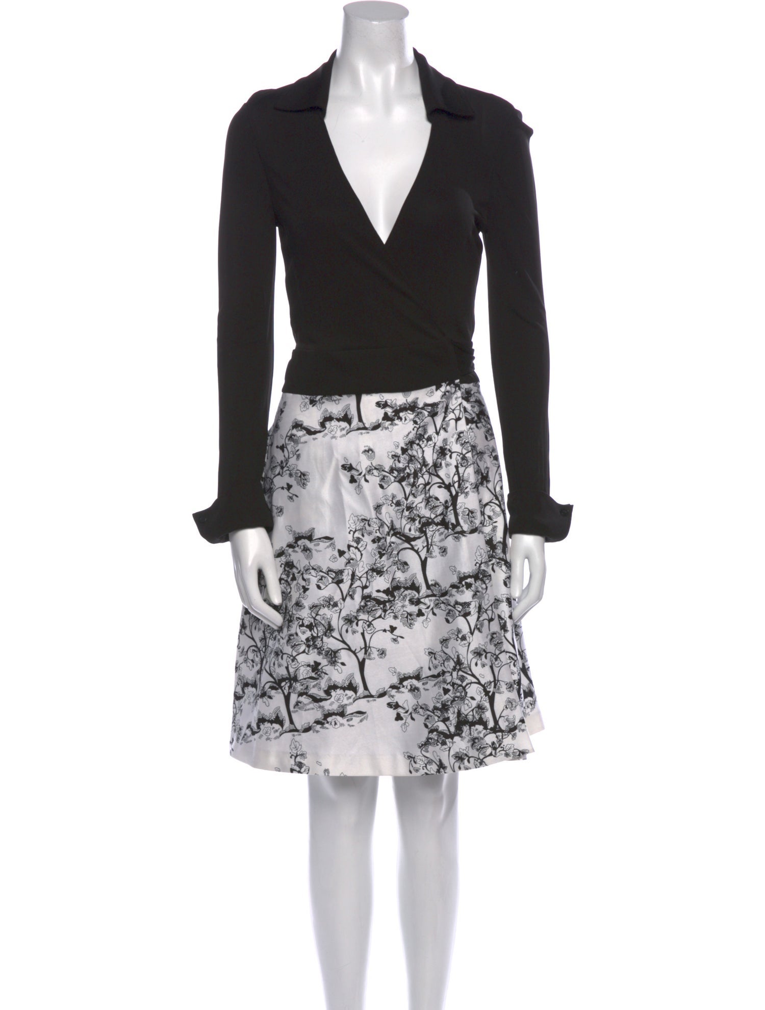 Diane von Furstenberg Printed Knee-Length Dress