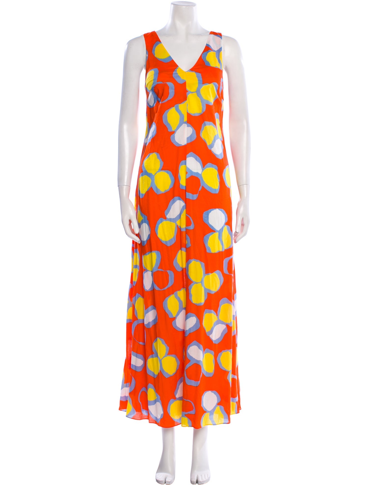 Diane von Furstenberg Floral Print Long Dress w/ Tags