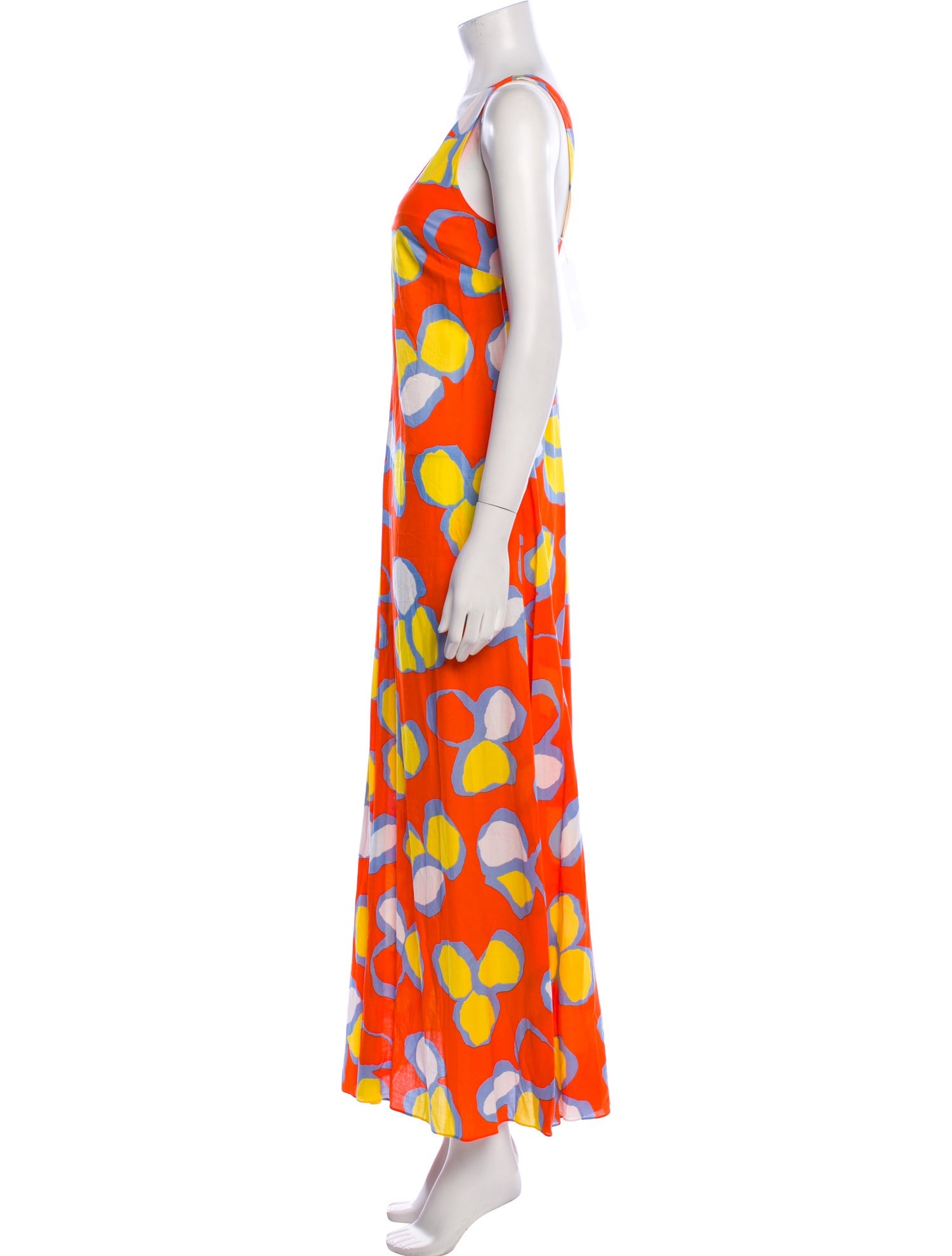 Diane von Furstenberg Floral Print Long Dress w/ Tags