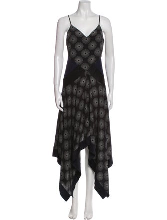 Diane von Furstenberg Silk Long Dress