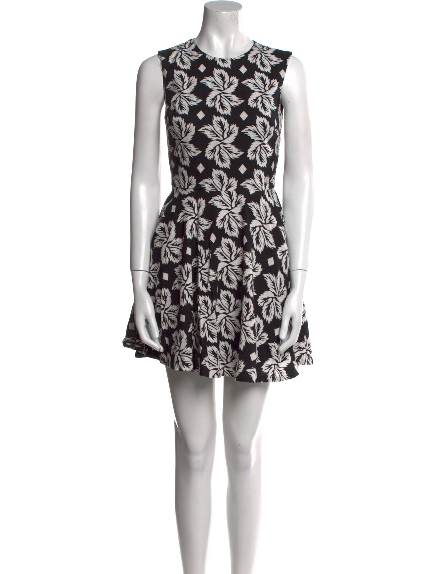Diane von Furstenberg Floral Print Mini Dress