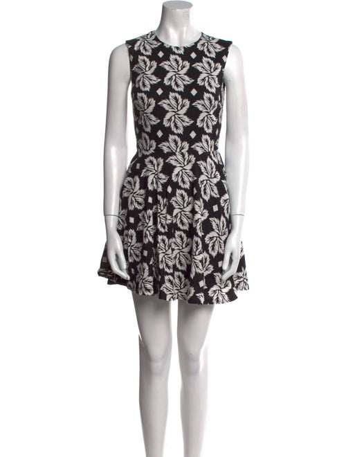 Diane von Furstenberg Floral Print Mini Dress