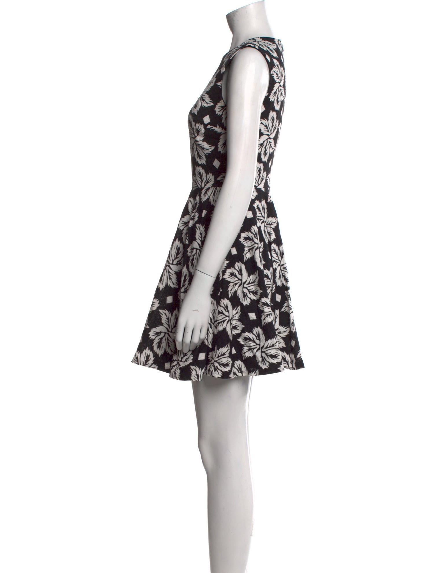 Diane von Furstenberg Floral Print Mini Dress