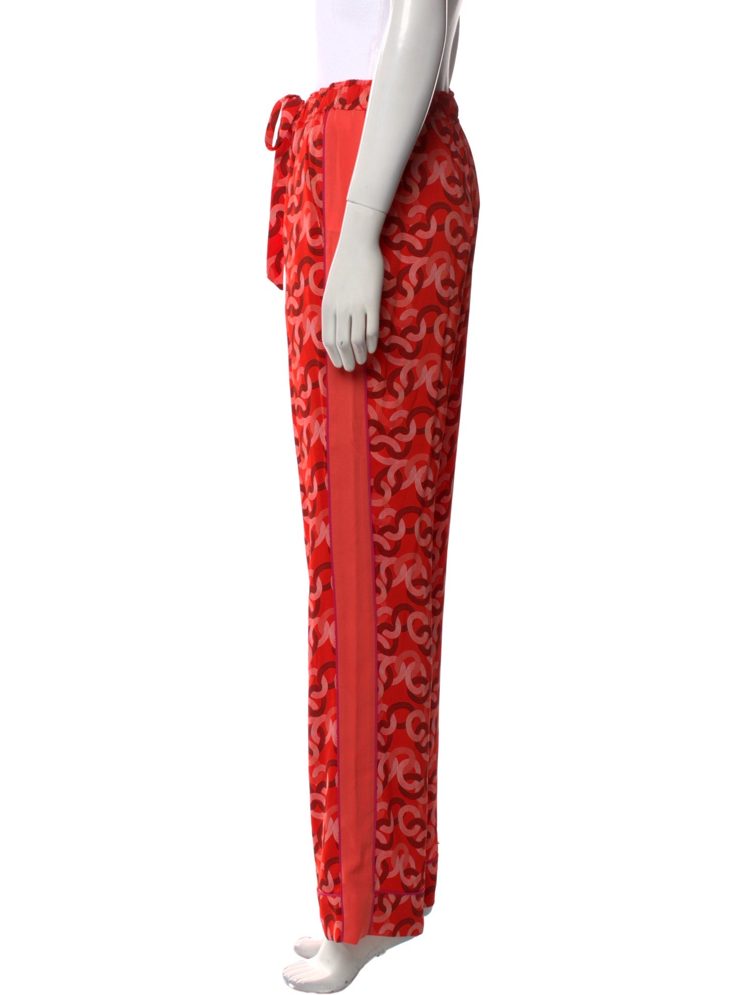 Diane von Furstenberg Printed Wide Leg Pants w/ Tags