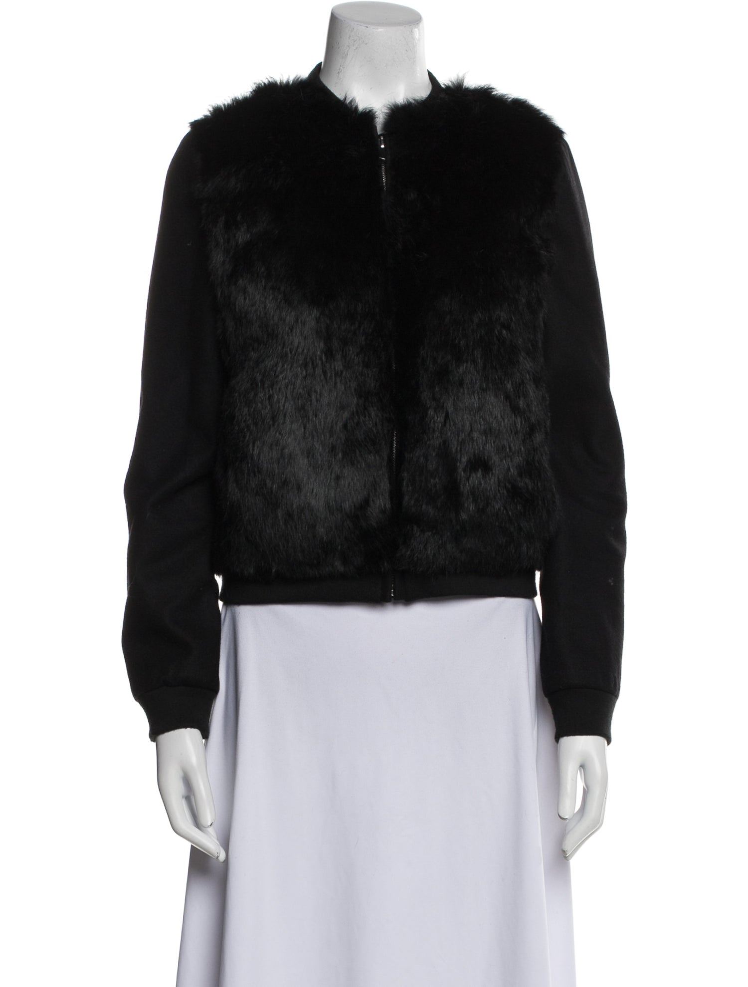 Diane von Furstenberg Wool Fur Jacket