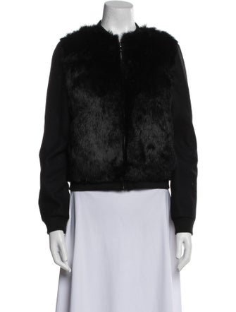 Diane von Furstenberg Wool Fur Jacket