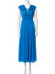 Diane von Furstenberg V-Neck Long Dress