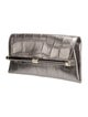 Diane von Furstenberg Embossed Leather Clutch