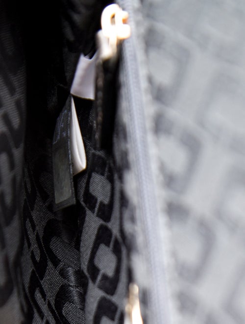 Diane von Furstenberg Embossed Leather Clutch