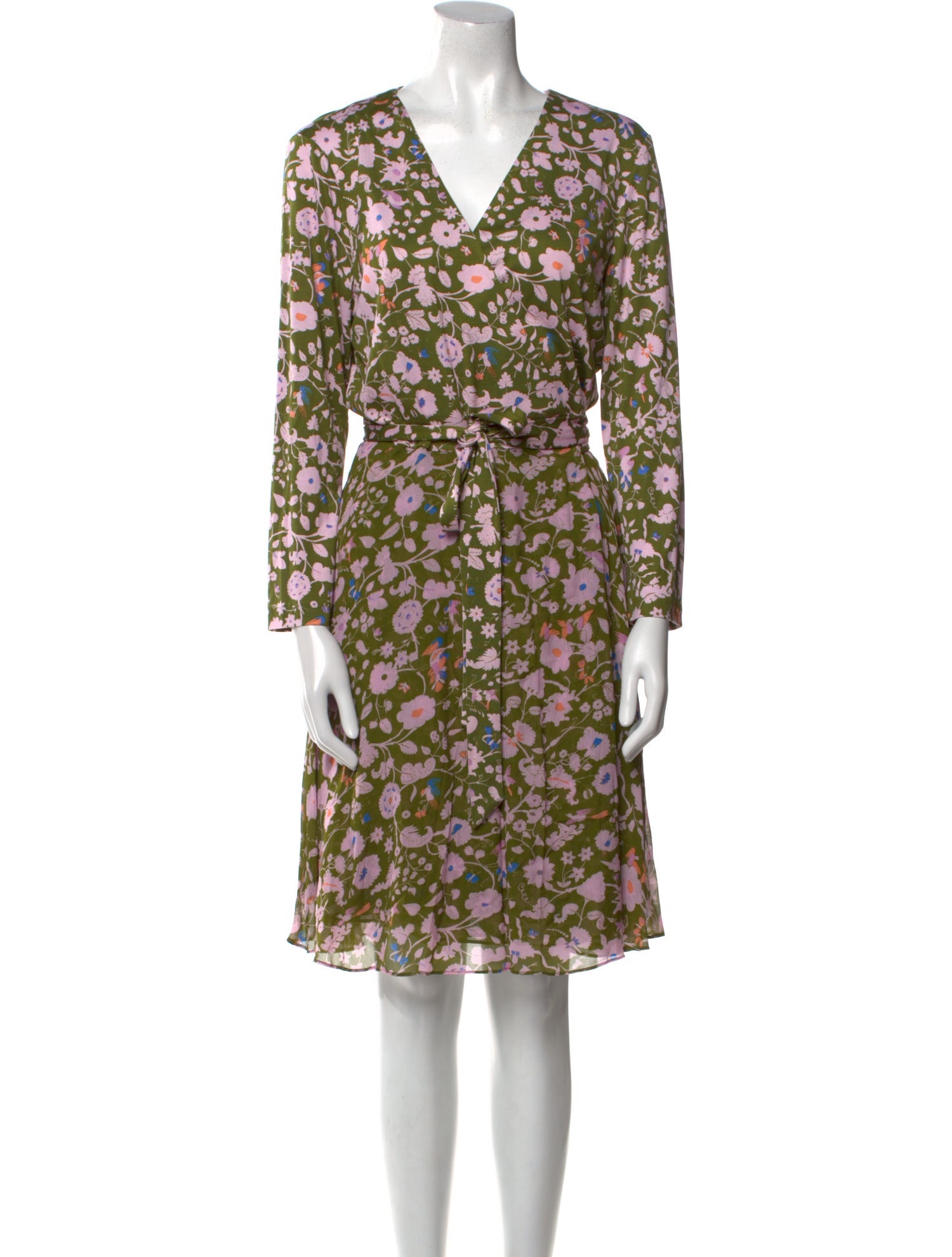 Diane von Furstenberg Silk Knee-Length Dress