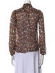 Diane von Furstenberg Silk Animal Print Blouse