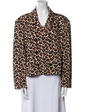 Diane von Furstenberg Printed Blazer