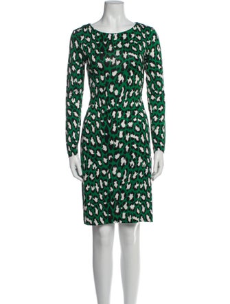 Diane von Furstenberg Silk Knee-Length Dress