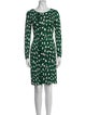 Diane von Furstenberg Silk Knee-Length Dress