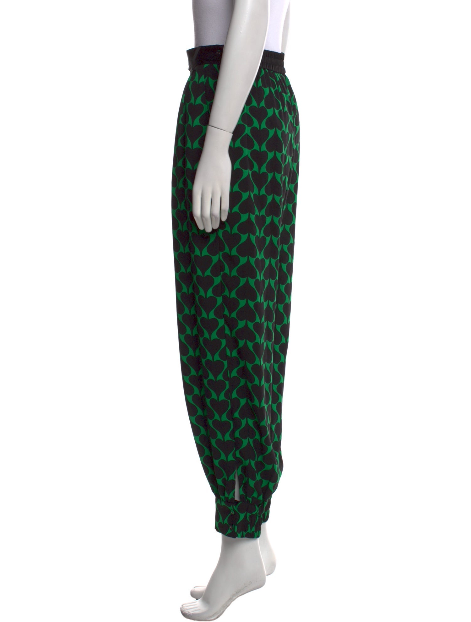 Diane von Furstenberg Printed Straight Leg Pants