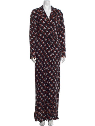 Diane von Furstenberg Printed Jumpsuit