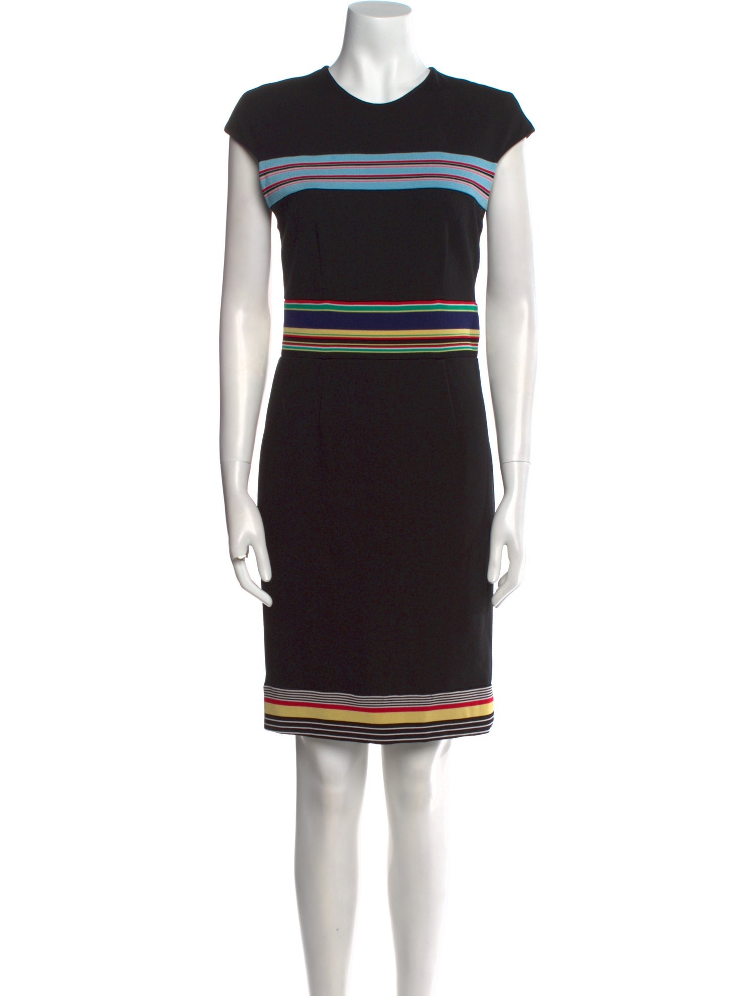 Diane von Furstenberg Striped Knee-Length Dress