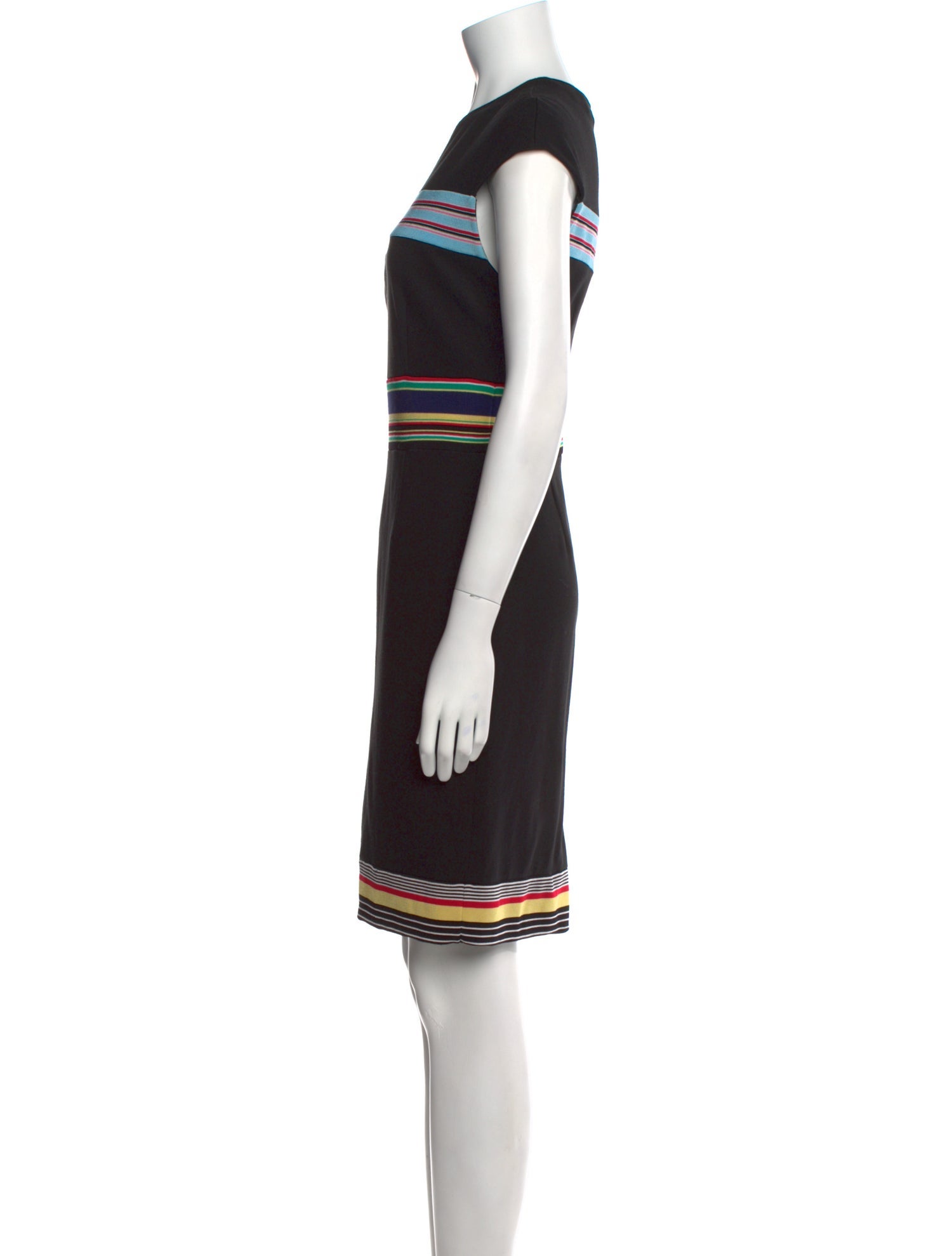 Diane von Furstenberg Striped Knee-Length Dress