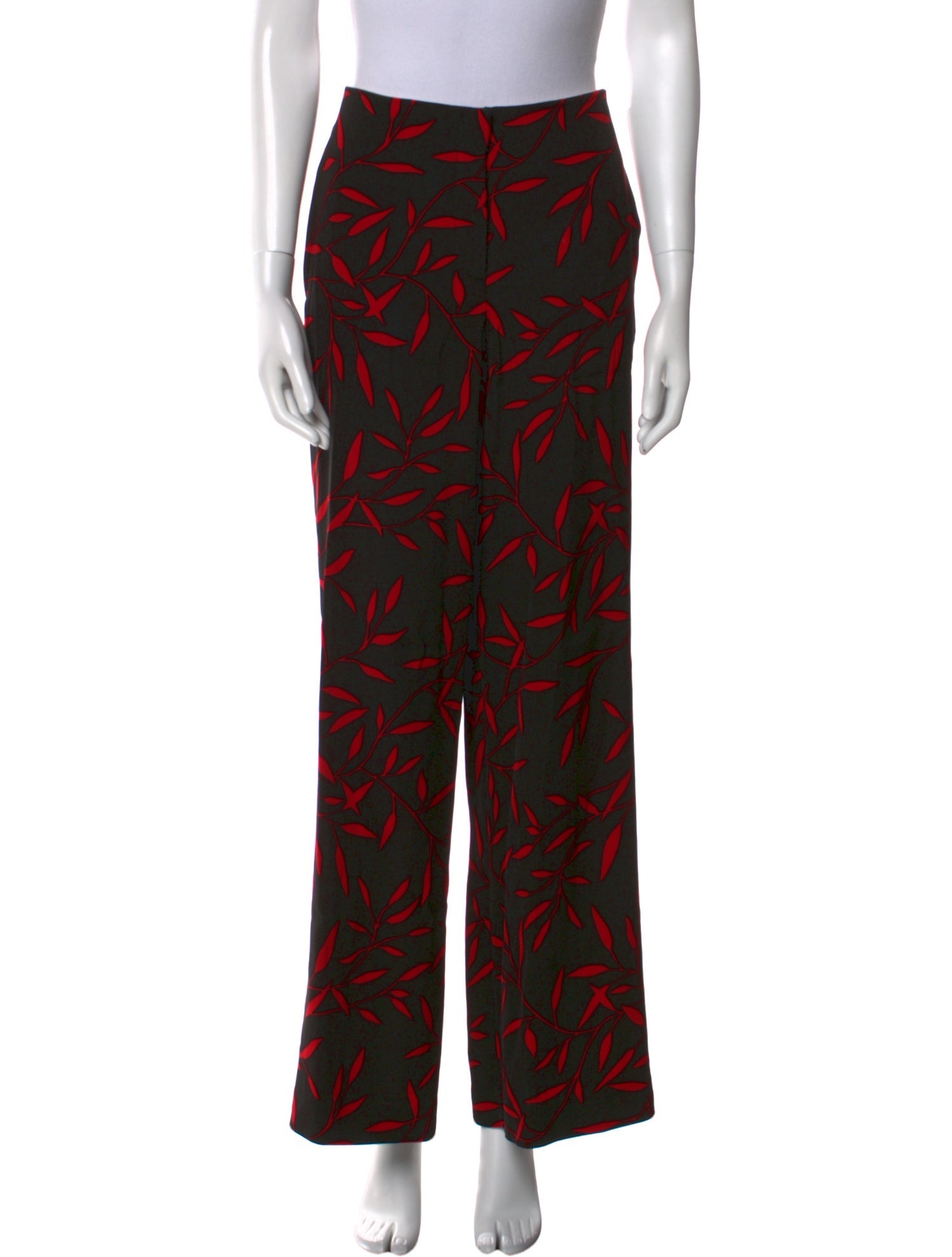 Diane von Furstenberg Printed Wide Leg Pants