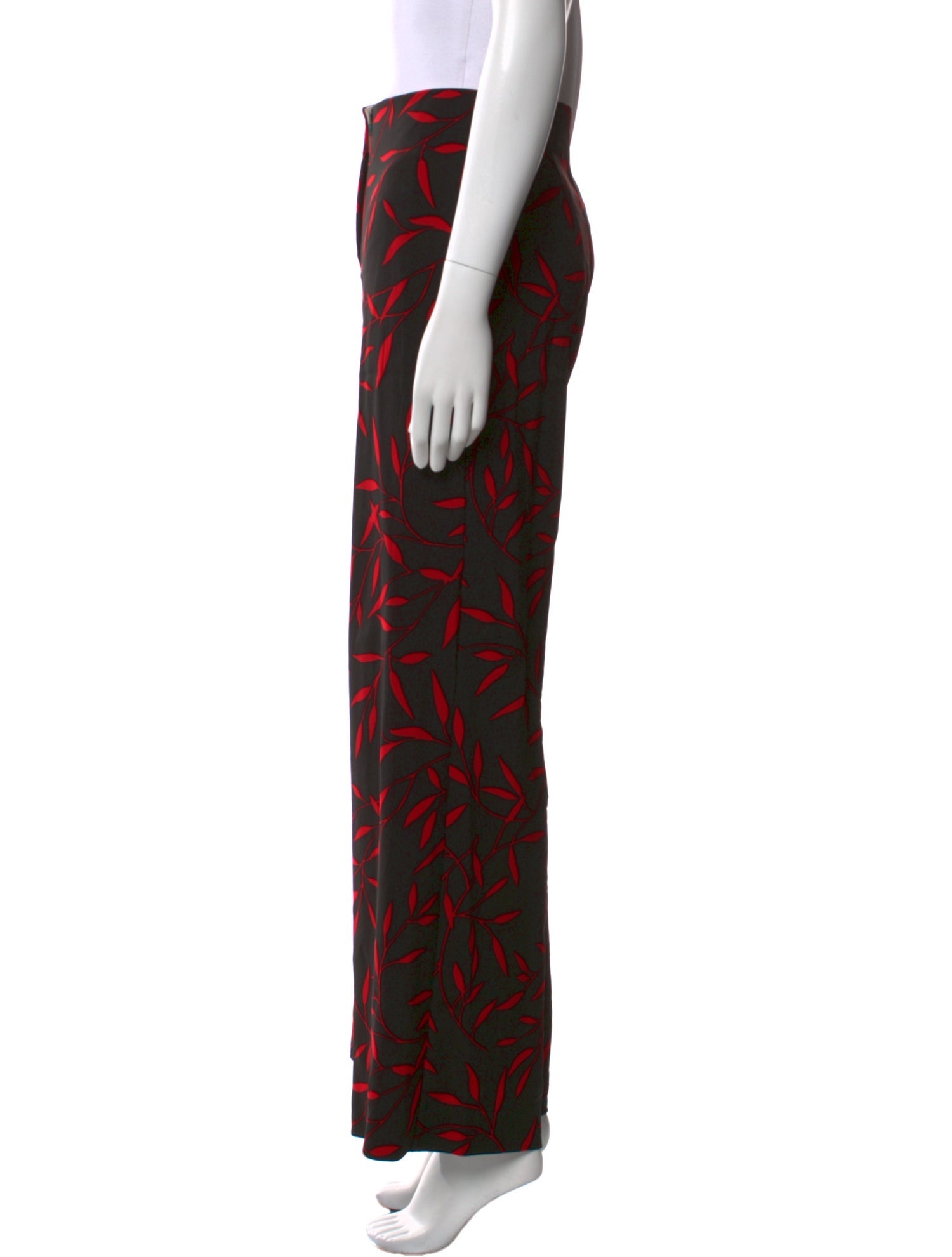 Diane von Furstenberg Printed Wide Leg Pants