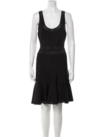 Diane von Furstenberg Scoop Neck Mini Dress