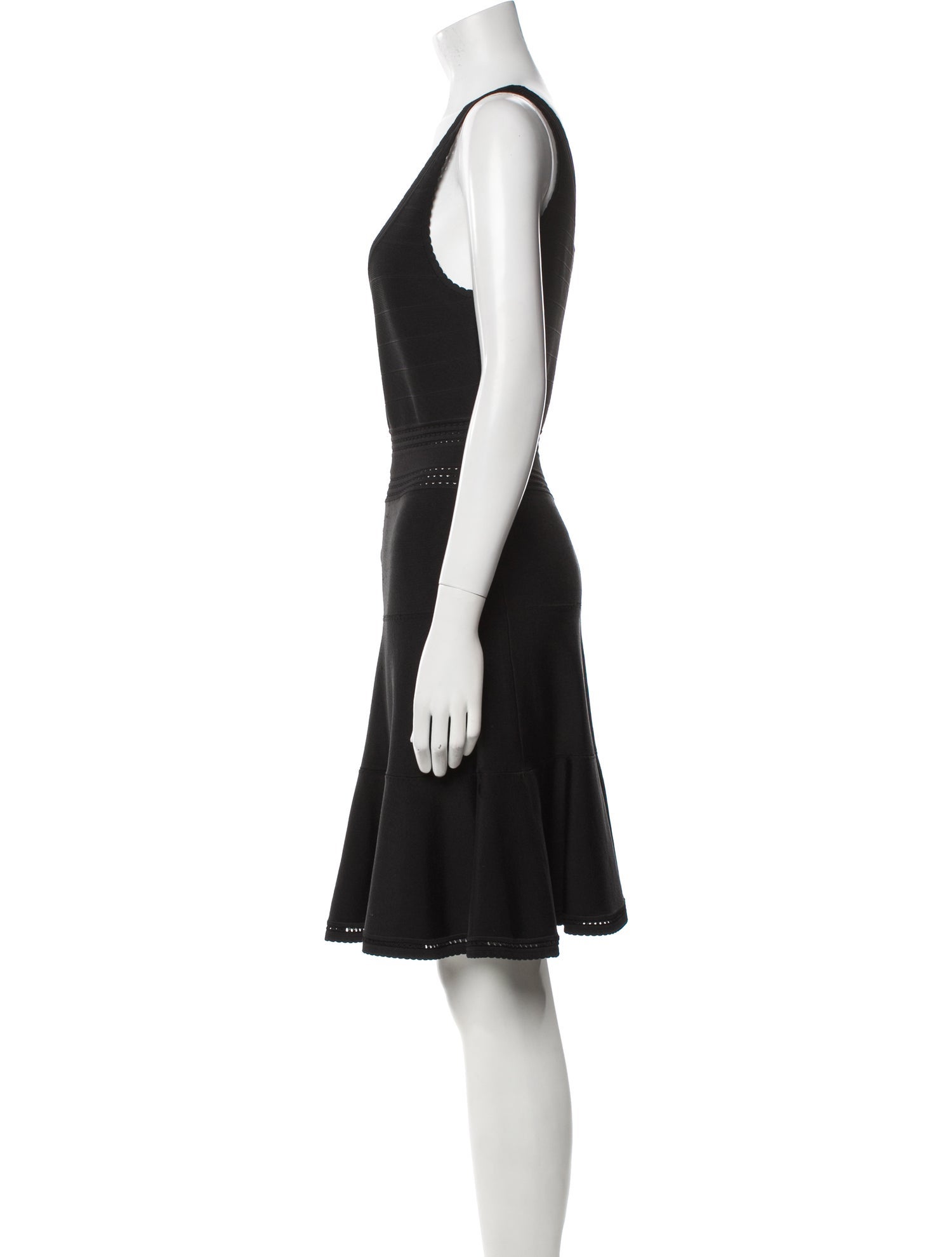 Diane von Furstenberg Scoop Neck Mini Dress