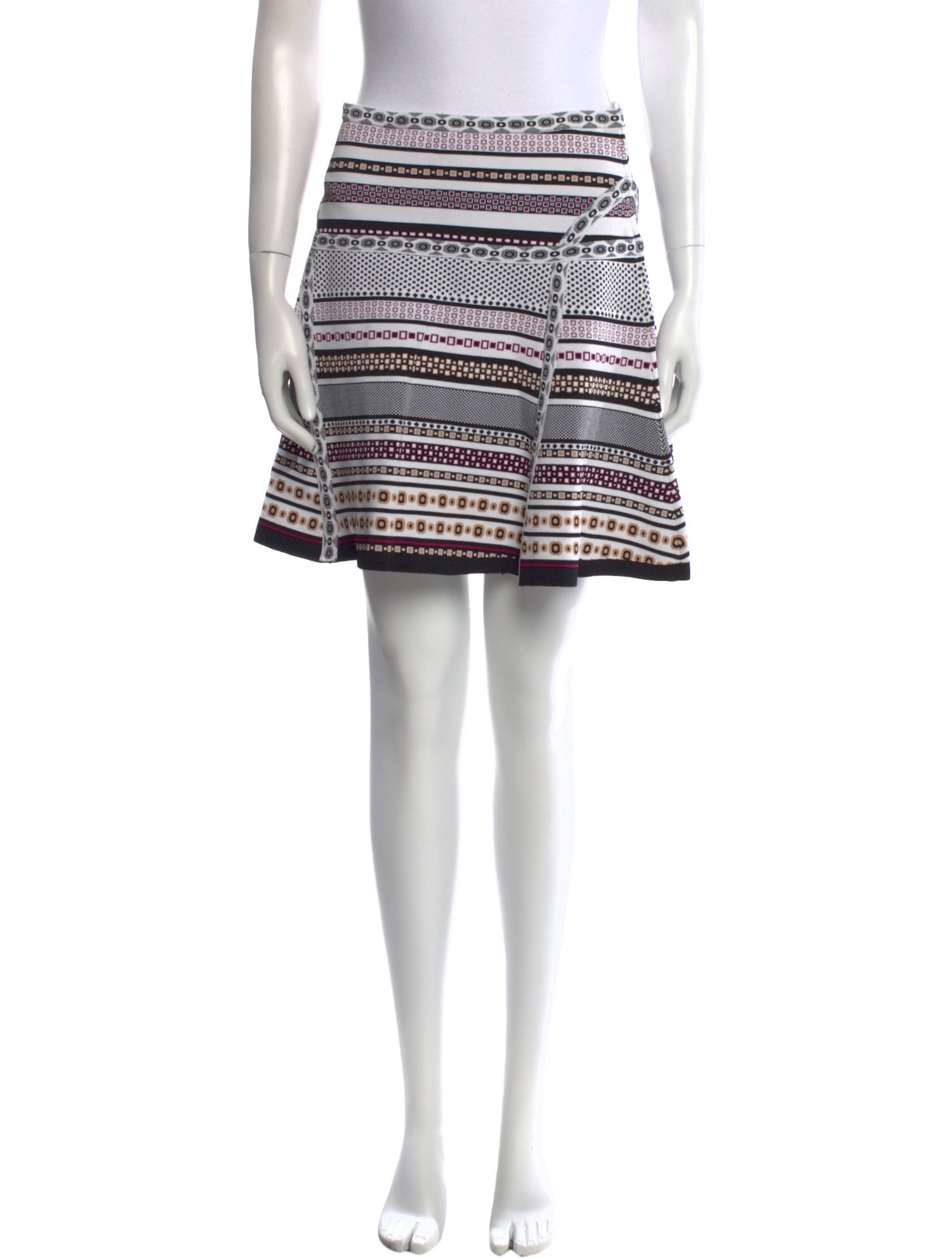 Diane von Furstenberg Printed Mini Skirt