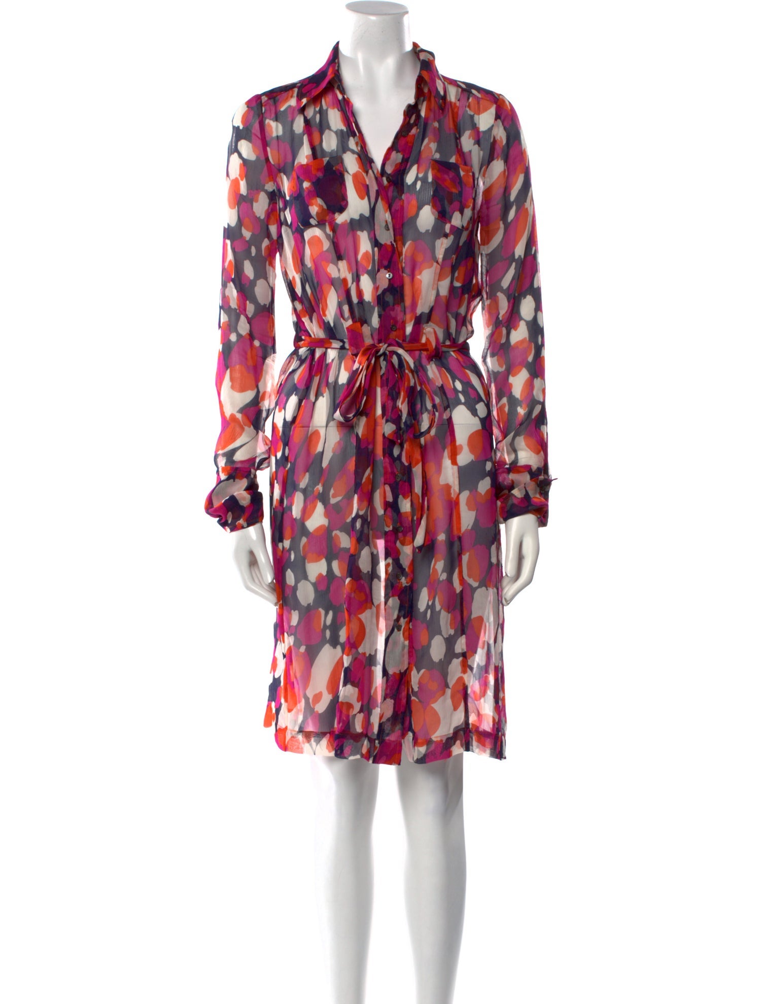 Diane von Furstenberg Silk Knee-Length Dress