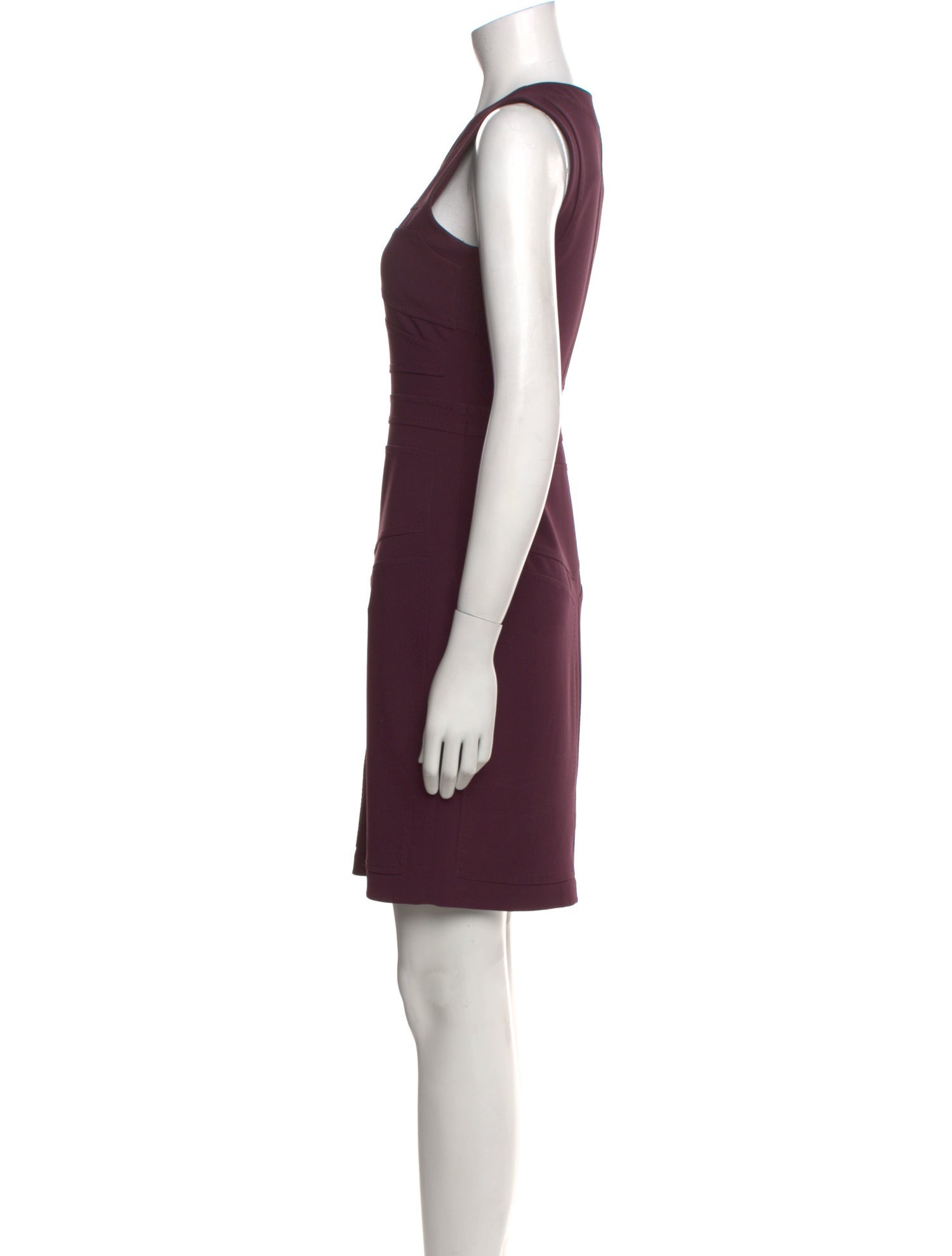 Diane von Furstenberg Scoop Neck Knee-Length Dress
